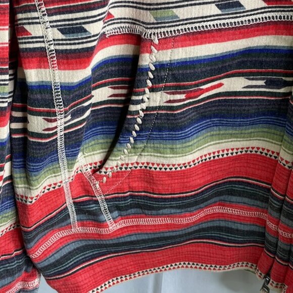 True grit by dry goods, Southwest print hooded sweatshirt - Picture 5 of 7